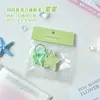 Caderno mini pingente acrílico criativo personalizado, bloco de notas estilo cura cor de doce, acessório fofo estilo INS