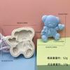 Molde de silicone para mousse de urso, molde de bolo de chocolate de urso de amor, ferramenta de cozimento de epóxi em estoque