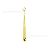 Colgante para Piercing y Pendiente de Hueso de Oreja de Aleación de Titanio Color Dorado Accesorios para Joyería DIY con un Diseño con Colgantes de Serpiente, Espada y Gota de Agua
