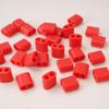 Fivela de Ajuste Acrílica Colorida Contas Soltas Feitas à Mão DIY Contas de Ajuste de Furo Duplo Fivela de Cordão Acessórios para Pulseira