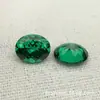 Esmeralda de gema cultivada en laboratorio YAG granate de itrio y aluminio forma de pera tsavorita piedra suelta para incrustaciones de joyería en Wuzhou