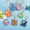 Llavero Acrílico Personalizado Dibujos Animados Anime DIY Colgante Pequeño Periférico Creativo Celebridad Llavero de Resina Doble Capa