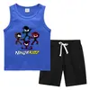 Conjunto Deportivo Casual de Verano para Niños 2026: Chaleco y Shorts, Ropa Interior Base, Ropa Exterior Delgada sin Mangas, Conjunto de Dos Piezas para Niños Pequeños