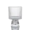 Copo de Vidro Transparente Criativo para Vela, Copo para Aromaterapia, Copo Vazio, Recipiente para Vela DIY Feito à Mão, Suporte de Vela Romântico para Fragrância Caseira