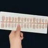 Venda Quente Douyin Moda Verão Unhas Postiças Vestíveis Desenho de Laço Pequenos Strass Arte de Unhas Fofa Estilo Fresco Clareamento de Unhas