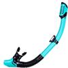 Tubo de snorkel de buceo completamente seco, máscara de buceo, manguera de silicona, venta al por mayor de fábrica, comercio exterior, natación, impermeable, anti-olas, tubo de snorkel