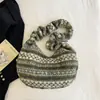 Bolsa Peluda de Estilo Étnico de Comercio Exterior Otoño/Invierno para Mujer de Gran Capacidad Versátil Casual para Viajes Diarios Bolso de Hombro Único Lindo Bolso Cruzado
