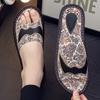 Pantuflas de Verano con Estampado Estilo Europeo de Cuero Genuino para Mujer, Hogar, Antideslizantes, Suela Suave, para Hombre, Interior, Hogar, Pareja, Nuevas Sandalias y Pantuflas de Moda