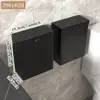 Cubo de Basura Seleccionado, Montaje en Pared sin Taladro, para Baño, con Tapa, Papelera de Pared, para el Hogar, para Colgar en el Lado del Inodoro