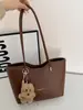 Bolso Retro Yuezi para Mujer 2026 Primavera Nuevo de Moda Texturizado Versátil Bolso de Hombro Bolso Tote de Gran Capacidad