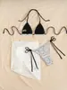 Bikini Nuevo 2025 Transfronterizo Europeo y Americano Amazon Estampado Triangular Sexy Bikini Dividido Traje de Baño Traje de Baño para Mujeres