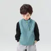 Chegada Nova Outono 2026 Estilo Japonês Versátil Colete Impermeável para Meninos ao Ar Livre Lindo Colete Estilo Roupa de Trabalho Infantil