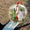 Enfeites Pendentes de Sino dos Ventos Desejos, Sino dos Ventos Transparente de Vidro Flor de Cerejeira Pendurado, Sino dos Ventos Decoração de Cena de Área Cênica, Artesanato DIY para Estudantes