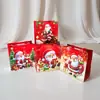 Bolsa de Regalo Navideña No Tejida Transfronteriza Bolsa Tote Creativa de Papá Noel Bolsa para Manzanas Navideñas Bolsa de Regalo Impermeable