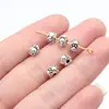 6.3X5.8X4.2Mm 0.5g Plata Antigua Popular Europea y Americana Cuentas Pequeñas con Agujero Cuentas Espaciadoras