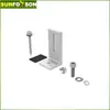 Instalar Soportes de Aleación de Aluminio Accesorios para Soportes Fotovoltaicos Ángulo en L Kit de Soporte Solar de Aluminio