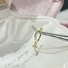 Exquisitos pendientes de cruz incrustados de diamantes con pasador recto, elegantes y versátiles, estilo punk, pendientes exquisitos para mujer, únicos y a la moda
