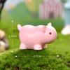 Novo playground micro paisagem jardinagem DIY bolo decoração acessórios roda gigante deslizar cavalo de Tróia ornamentos de resina