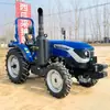 Trator Agrícola Lovol Oubao M704-2H, Operação de Plataforma com Câmbio Reversor, Trator Multifuncional de Quatro Rodas