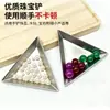 Placa Triangular de Clasificación para Joyería DIY, Placa para Cuentas Sueltas, Herramienta de Injerto para Uñas, Placa de Exhibición para Joyería