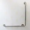 Directo de fábrica reposabrazos de baño tipo L para baño, granallado, trefilado, reposabrazos sin barreras para personas con discapacidad y ancianos