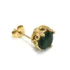 Moda de personalidad japonesa y coreana patrón retro pendientes universales para hombre y mujer nicho alta gama temperamento pendientes de diamante venta al por mayor