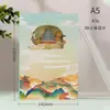 Atracción de Ciudad Conmemorativa 3D Hueco Estéreo Cultural y Creativo Tallado en Papel Cuaderno de Notas Bloc de Notas Personalización al por Mayor