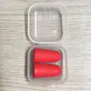 Nuevo producto tapones de esponja insonorizados de rebote lento tapones industriales antirruido para reducción de ruido 5 pares en caja tapones con logo imprimible