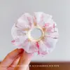 Dulces y Frescos Gomas para el Cabello Infantiles para Niñas, Diademas de Encaje Plegado de Alta Gama, Accesorios para el Cabello que No Dañan el Cabello