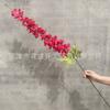 Flores Artificiales Rojo Rosa para Boda, Flores Falsas Decorativas Rojo Rosa para Arreglos de Techo y Piso de Boda, Utilería para Montaje de Escena Floral