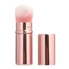 Stock Listo Cepillo de Maquillaje Retráctil Portátil Carcasa Metálica Pincel para Rubor Contorno Facial Mini Pincel de Polvos Herramienta de Maquillaje