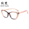 Nuevas Gafas de Lectura Estilo Retro Coreano Ojo de Gato Anti Luz Azul para Mujer Gafas de Lectura de Alta Definición para Personas Mayores Gafas de Lectura de Moda Venta al por Mayor