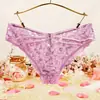 Panty de fábrica al por mayor sexy con borde de flor de encaje hueco cinturón cómodo transpirable para mujer 691