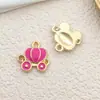 Acessórios de Joias de Liga de Balão Nuvem com Gotejamento de Óleo Estrela de Cinco Pontas Trevo de Quatro Folhas Estilo Coreano Brincos Pingentes Pingentes Perfurados DIY