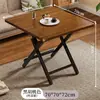 Mesa plegable, Mesa pequeña, Mesa de comedor, Mesa redonda simple para el hogar, Mesa portátil exterior para casa de alquiler para comer, Mesa cuadrada