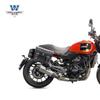 Carro musculoso Wolf adequado para Harley X500 bolsa lateral bolsa lateral caixa lateral retrô modificação bolsa para capacete à prova d'água liberação rápida especial