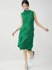 Vestido plisado irregular hecho a mano para mujer, Ropa de mujer de alta gama y elegante, Diseño Miyake, Falda de lujo accesible de alta gama