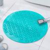 Nueva alfombrilla redonda antideslizante de TPR para baño, para ducha doméstica, hidrofóbica, de secado rápido, con ventosa, alfombrilla de masaje para baño