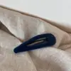 Pinza para el Pelo Bb Clip de Terciopelo Colorido de Alta Gama Estilo Coreano Pinza para Flequillo de Moda Pinza Lateral Accesorio para el Cabello Versátil Nuevo Estilo