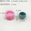 Miniatura de Tigela Simulação Molde de Silicone DIY Resina Chocolate Gesso Ornamento Molde Artesanal Fácil de Desmoldar