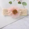 Amazon Banda para el Cabello Nueva Hecha a Mano Coreana para Niños Tocado Banda Ancha Suave de Flor para Bebé Cinta para la Cabeza Accesorios para el Cabello