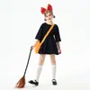 Disfraces Infantiles de Halloween Ropa Infantil Vestido de Entrega de Brujita Niñas Cosplay de Hayao Miyazaki Disfraces de Actuación de Kiki