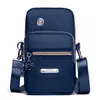 Moda transfronteiriça casual ombro diagonal bolsa de mudança novo tecido de nylon nova bolsa de ombro para celular bolsa feminina