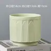 Vasos de Cerâmica Específicos para Orquídeas Phalaenopsis Grandes e Pequenas, Adequados para Plantas Pendentes, Árvores da Fortuna, Plantas Verdes e Suculentas, com Prato para Uso Doméstico