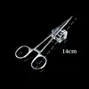 Portaagujas Médico Pinza para Agujas Dispositivo de Sutura Quirúrgica Doble Párpado Dental Acero Inoxidable Portaagujas Grueso y Delgado