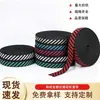 Em estoque 4cm sarja com fio de ouro e prata, bandagem elástica de nylon imitação, bandagem elástica com fio brilhante colorido, acessórios para saias e roupas