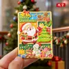 Ímã de Geladeira Metálico Natalino Cultural e Criativo Ímã de Geladeira Desenho Animado de Natal Ímã de Geladeira Tridimensional Pintado Criativo Personalizado Personalizado
