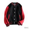 Versão coreana de mangas compridas da roupa de classe mais roupas de beisebol grossas de veludo feito sob medida casal casaco grupo roupas camisa de festa impressão logotipo
