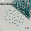 1*2*3t diamantes cúbicos de zirconia para decoración de uñas, pedrería de uñas, decoraciones de uñas DIY modernas y deslumbrantes, pedrería de base plana para manicura, accesorios para uñas