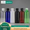 Atacado spot frasco plástico 100ml pet tampa flip cosmético emulsão engarrafada transparente 100ml frasco tampa flip